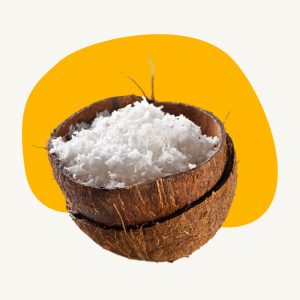 Shredded coconut