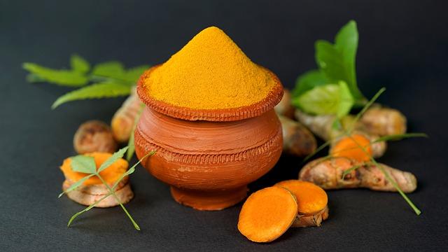 healthy tumeric powder