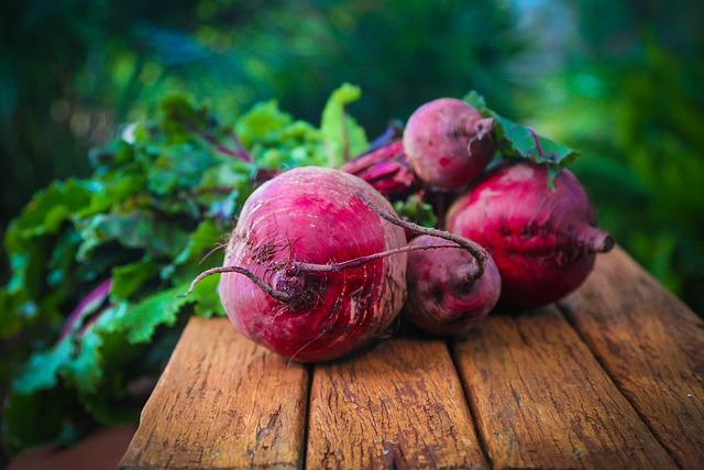 fresh beetroots